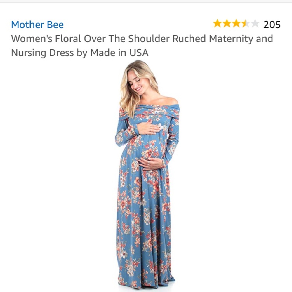 Cowl neck maternity dress